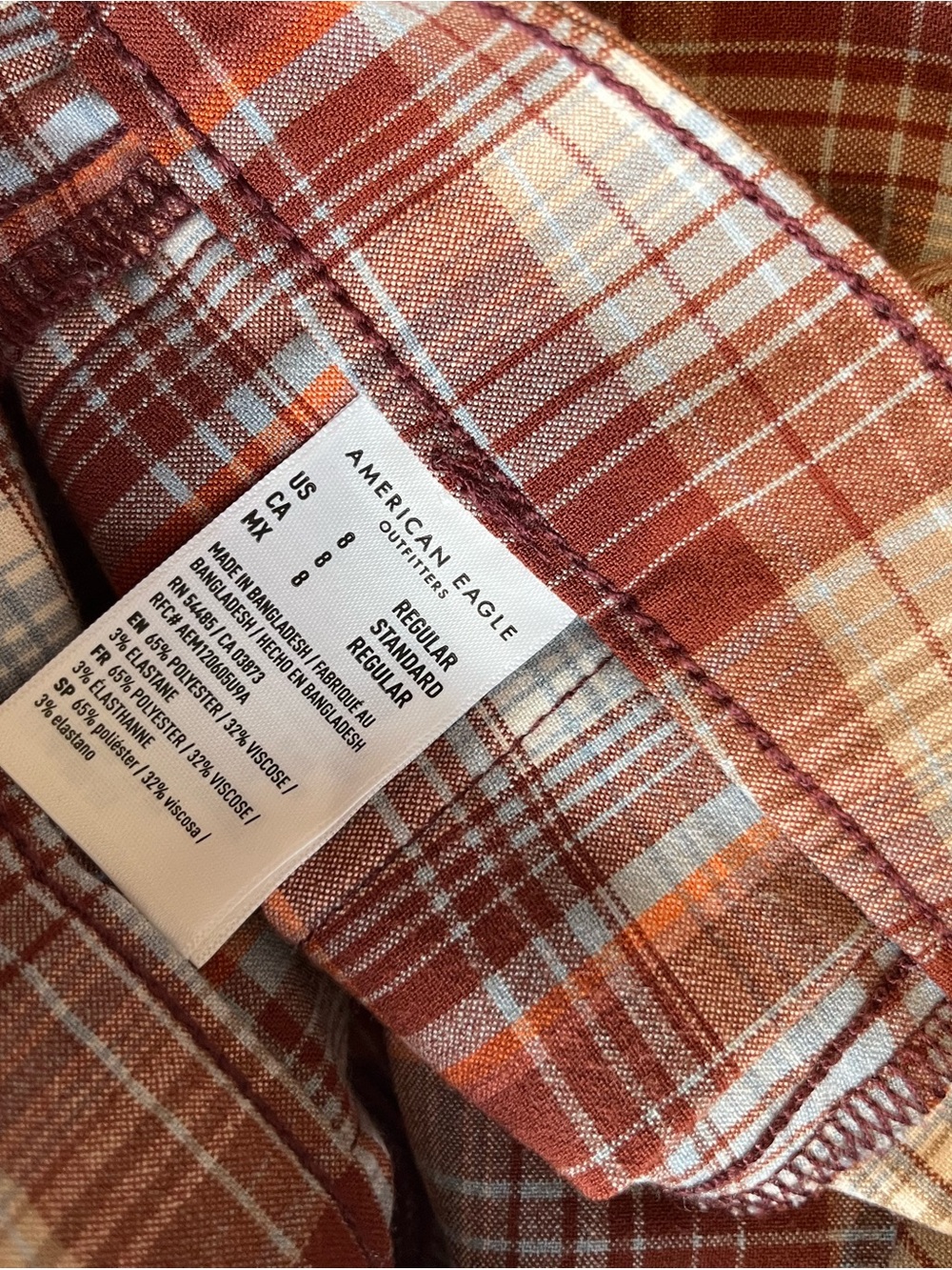 American Eagle Outfitters Plaid Pleated Mini Skirt - Picture 5 of 5